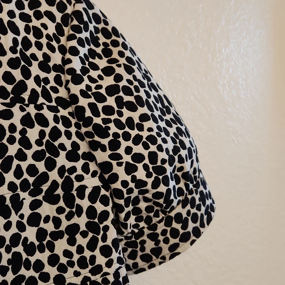 IVY JANE COTTON BLEND PUFF SHORT SLEEVE BLAZER SIZE M - Picture 4 of 5